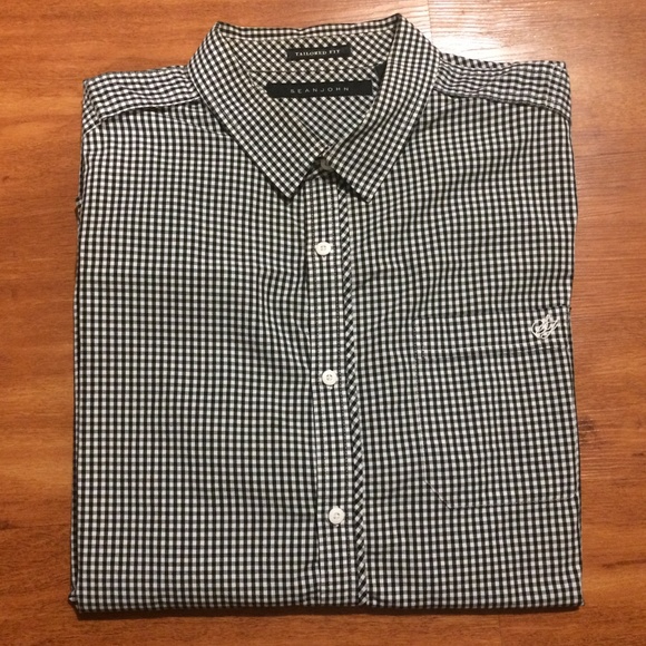 sean john tailored fit dress shirt